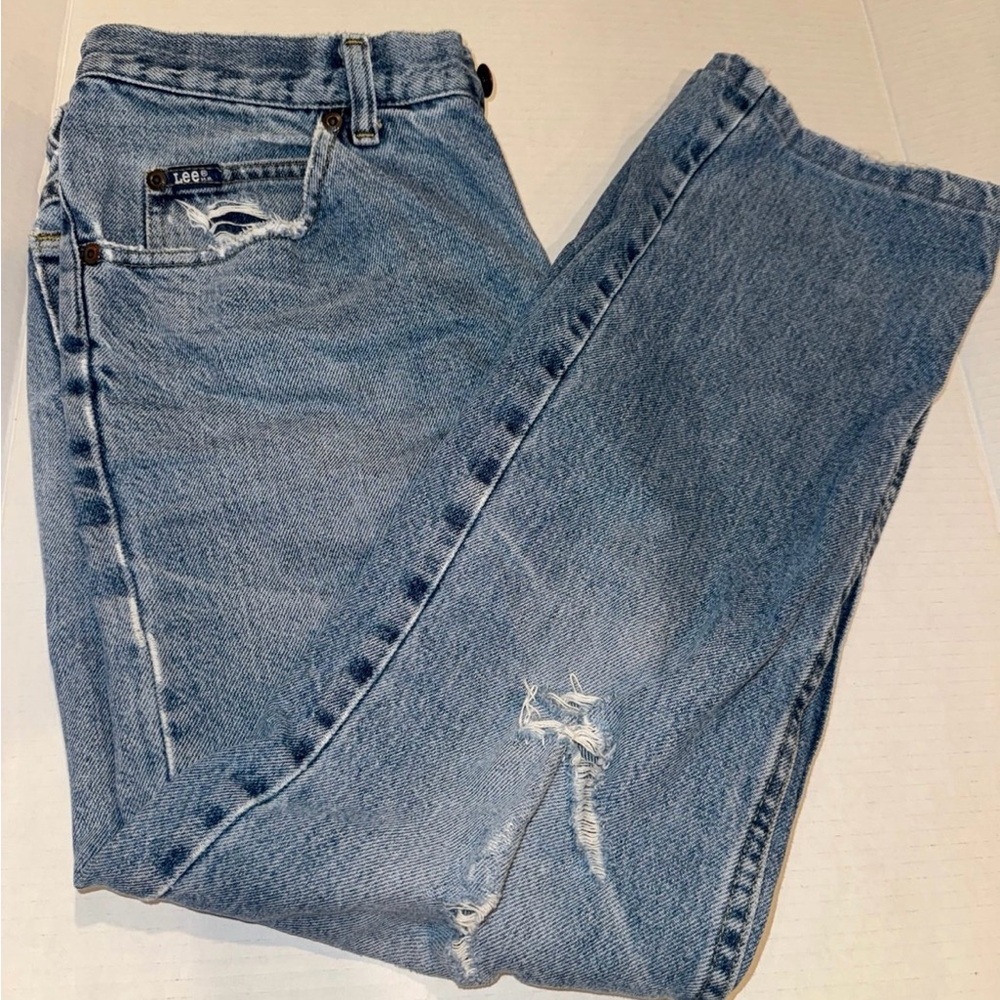 Lee Light Blue Denim Jeans - Picture 7 of 14